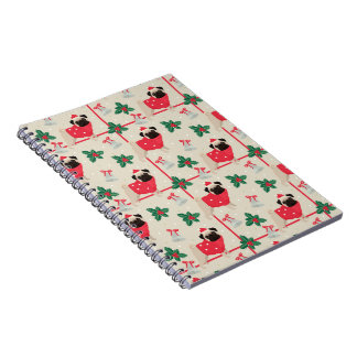 Puggy Christmas Photo Notebook