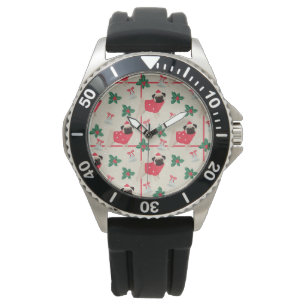 Puggy Christmas Watch
