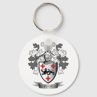 Pugh Family Crest Coat of Arms Keychain