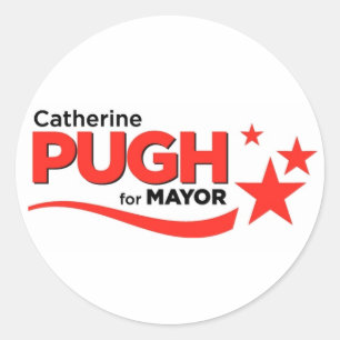 Pugh for Mayor Stickers