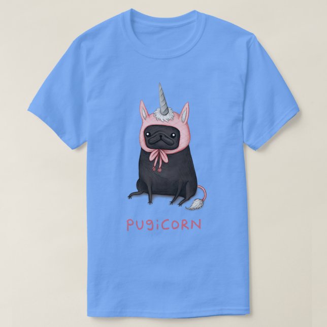 Pugicorn 2 T-Shirt (Design Front)