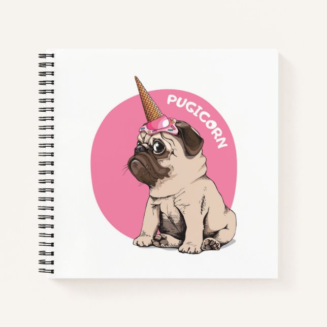 Pugicorn Notebook (Front)