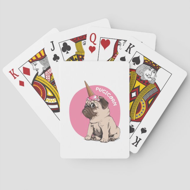 Pugicorn Playing Cards (Back)