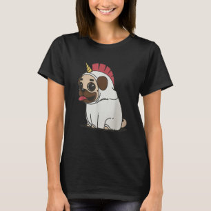 Pugicorn Pug in Unicorn Dress Pug Owner Dog Love T-Shirt