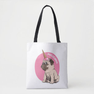 Pugicorn Tote Bag