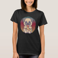 Puglie Pizza Pug Dog Love Pizza
