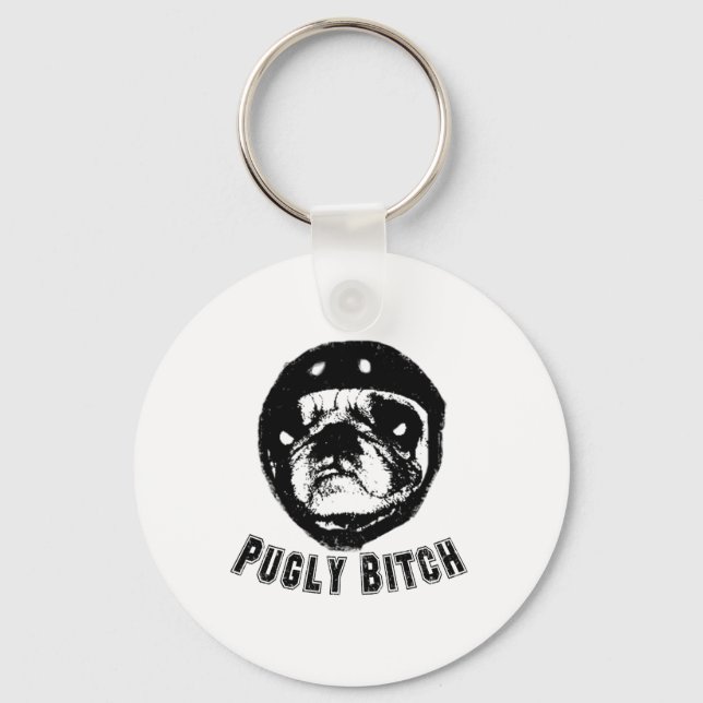 pugly keychain (Front)