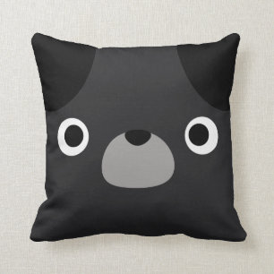 Pugly Pug Throw Pillow