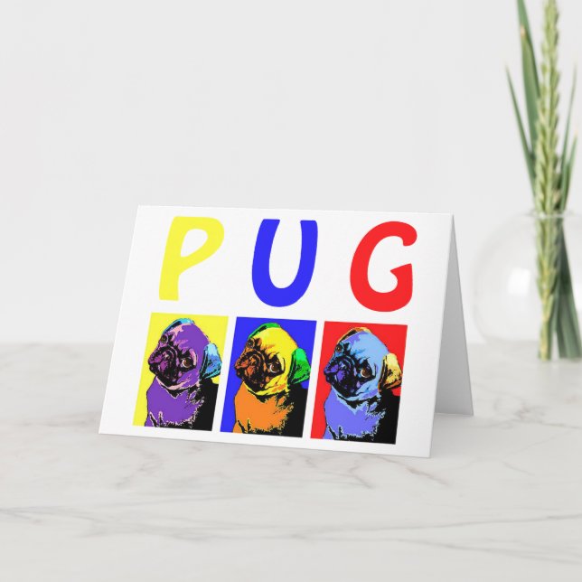 Pugs Holiday Card (Front)