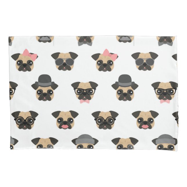 Pugs in Disguise Pillowcase (Front)