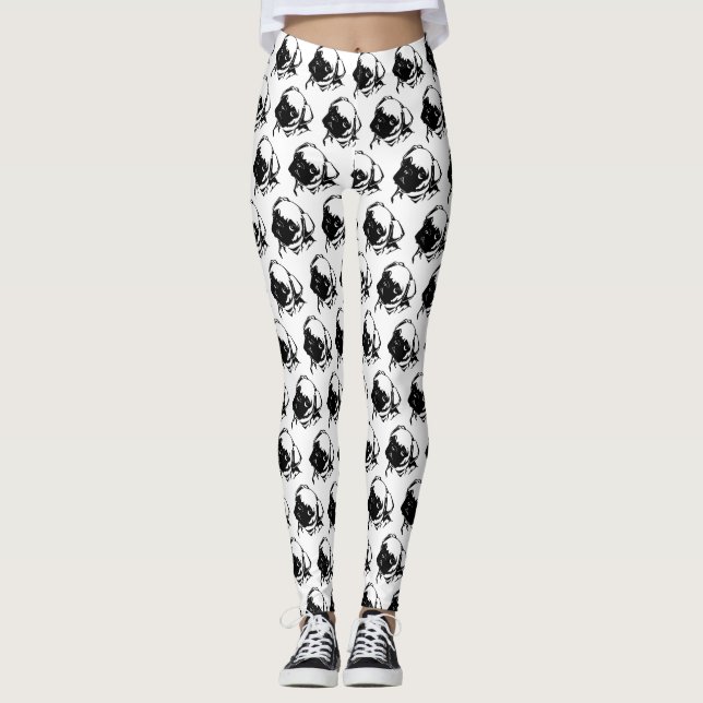 Pugs Leggings (Front)