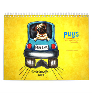 Pugs Off-Leash Art™ Vol 1 Calendar
