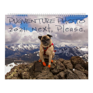 Pugventure Photo Calendar 2021: Next, Please.
