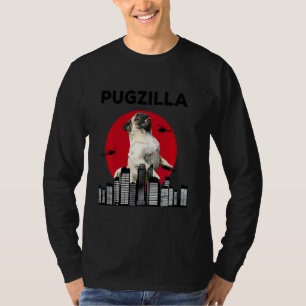 Pugzilla Pug Mom Pug Dad Pug Pug Animal T-Shirt