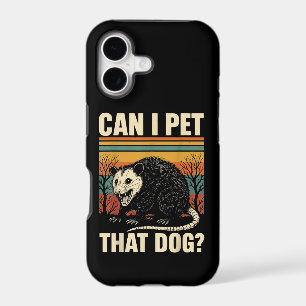 Puis-je caresser ce chien opossum design de mème d