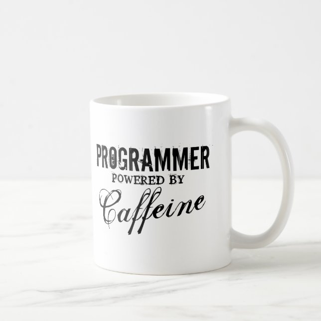 Puissance de programmeur par la tasse de café de (Droite)