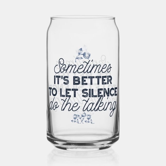 Puissance du silence - Citation inspirante (Recto)