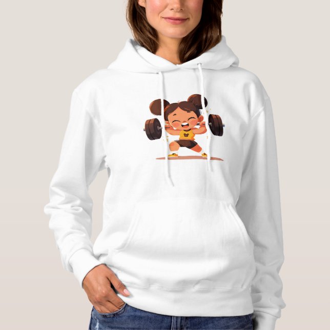Puissance féminine forte - Sweat - shirt à capuche (Devant)