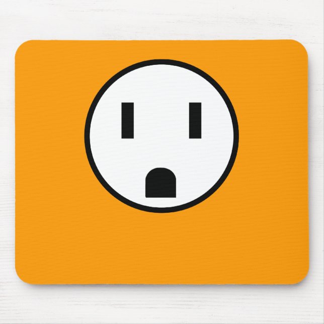 Puissance - tapis de souris (orange) (Devant)