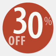 Puissant 30% DE BON VOYAGE - Sticker