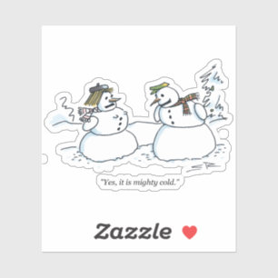 Puissante étiquette froide