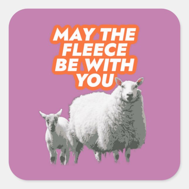 Puisse La Toison Être Avec Vous Sticker (Devant)