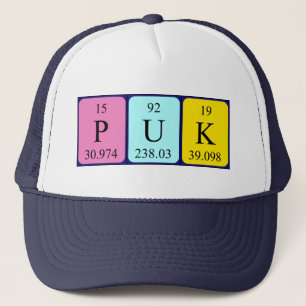 Puk periodic table name hat
