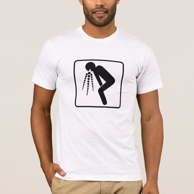 puke (black) T-Shirt (Front)