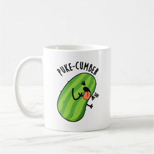 Puke-cumber Funny Cucumber Pun Coffee Mug