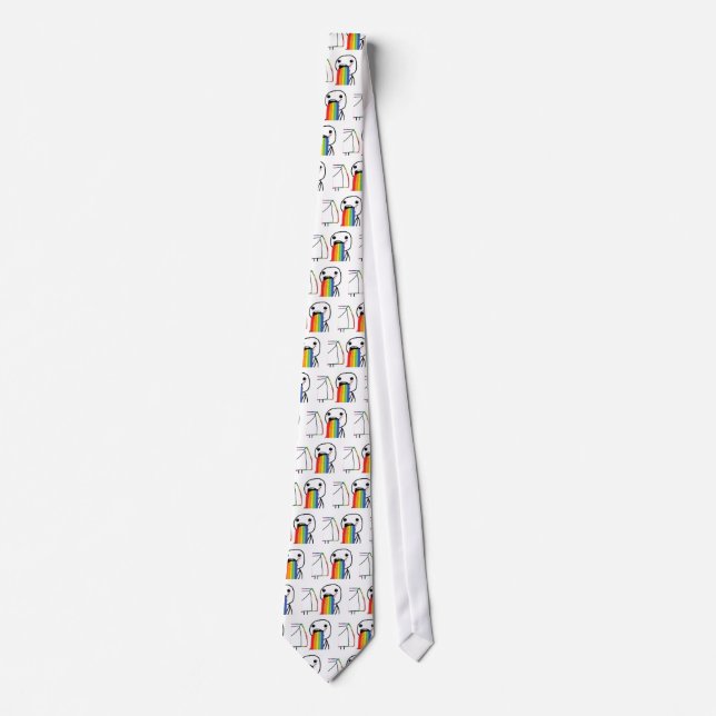 Puking Rainbows Tie (Front)