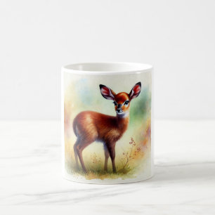 Puku Antelope 300824AREF121 - Watercolor Coffee Mug