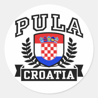 Pula Croatia Classic Round Sticker