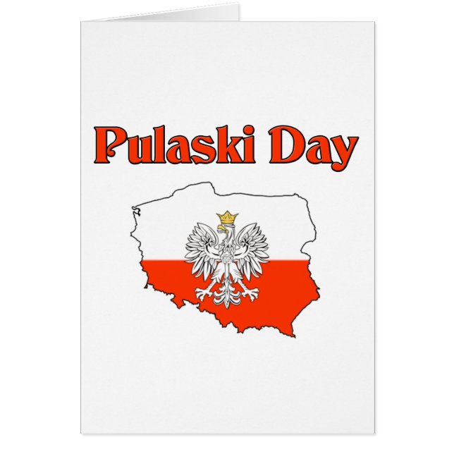 Pulaski Day. (Front)