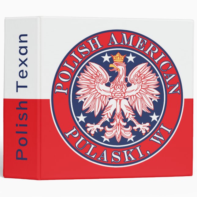Pulaski Wisconsin Polish Eagle Binder (Front/Spine)