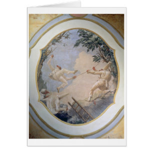 Pulcinella on a Swing, 1797 (fresco)