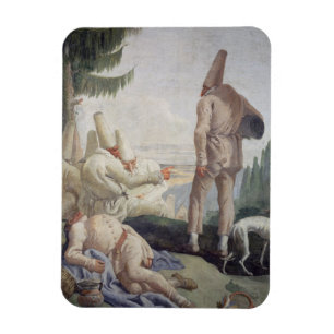 Pulcinella on Holiday Magnet