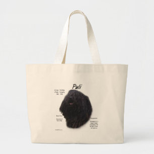 Puli History Design Large Tote Bag