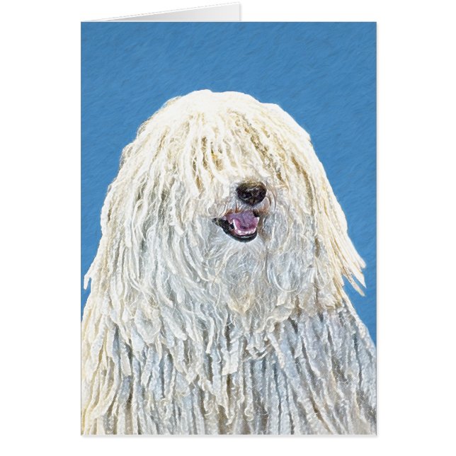 Puli Painting - Cute Original Dog Art (Front)