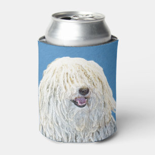 Puli Painting - Cute Original Dog Art Can Cooler