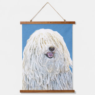 Puli Painting - Cute Original Dog Art Hanging Tapestry