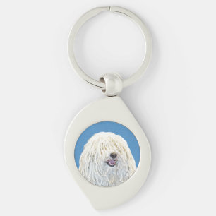 Puli Painting - Cute Original Dog Art Keychain