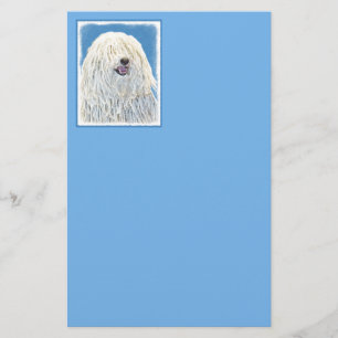 Puli Painting - Cute Original Dog Art Stationery