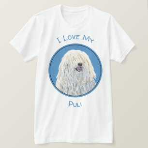 Puli Painting - Cute Original Dog Art T-Shirt