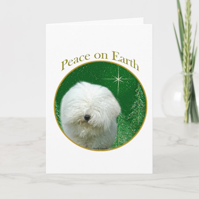 Puli Peace Holiday Card (Front)