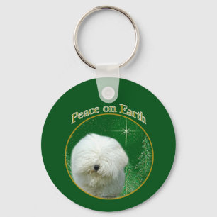 Puli Peace Keychain