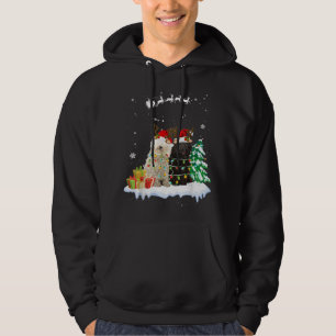 Puli Reindeer Xmas Light Christmas Ornaments Xmas Hoodie