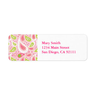 Pulitzer Inspired Return Address labels