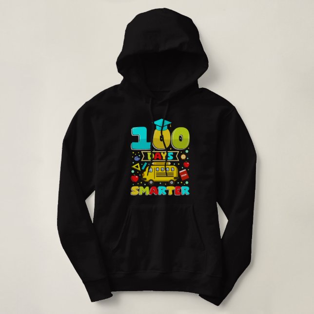 Pull À Capuche 100 jours plus intelligent (Design devant)