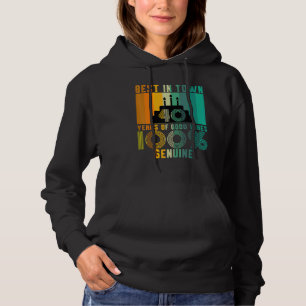 Pull À Capuche 40e anniversaire vintage Vêtements femmes Mens 40e