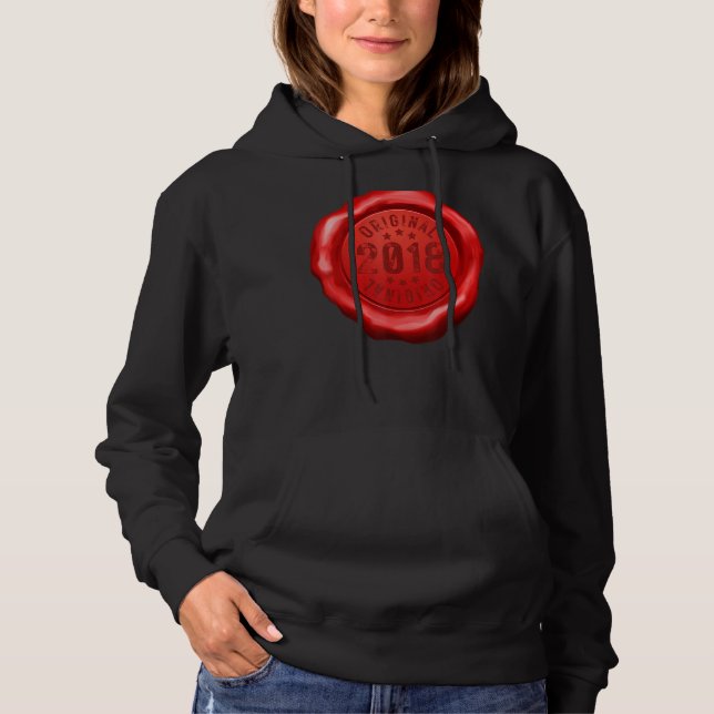 Pull À Capuche 4e anniversaire garçon fille originale 2018 4 ans  (Devant)
